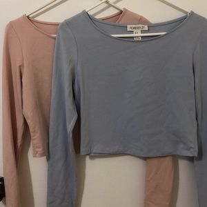 Baby Blue and Baby Pink Long Sleeve
